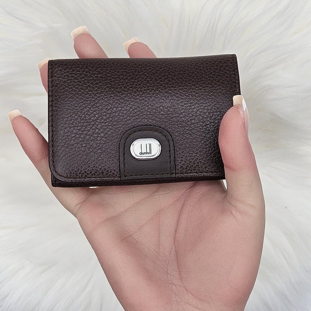 Dunhill Brown Leather Key Case